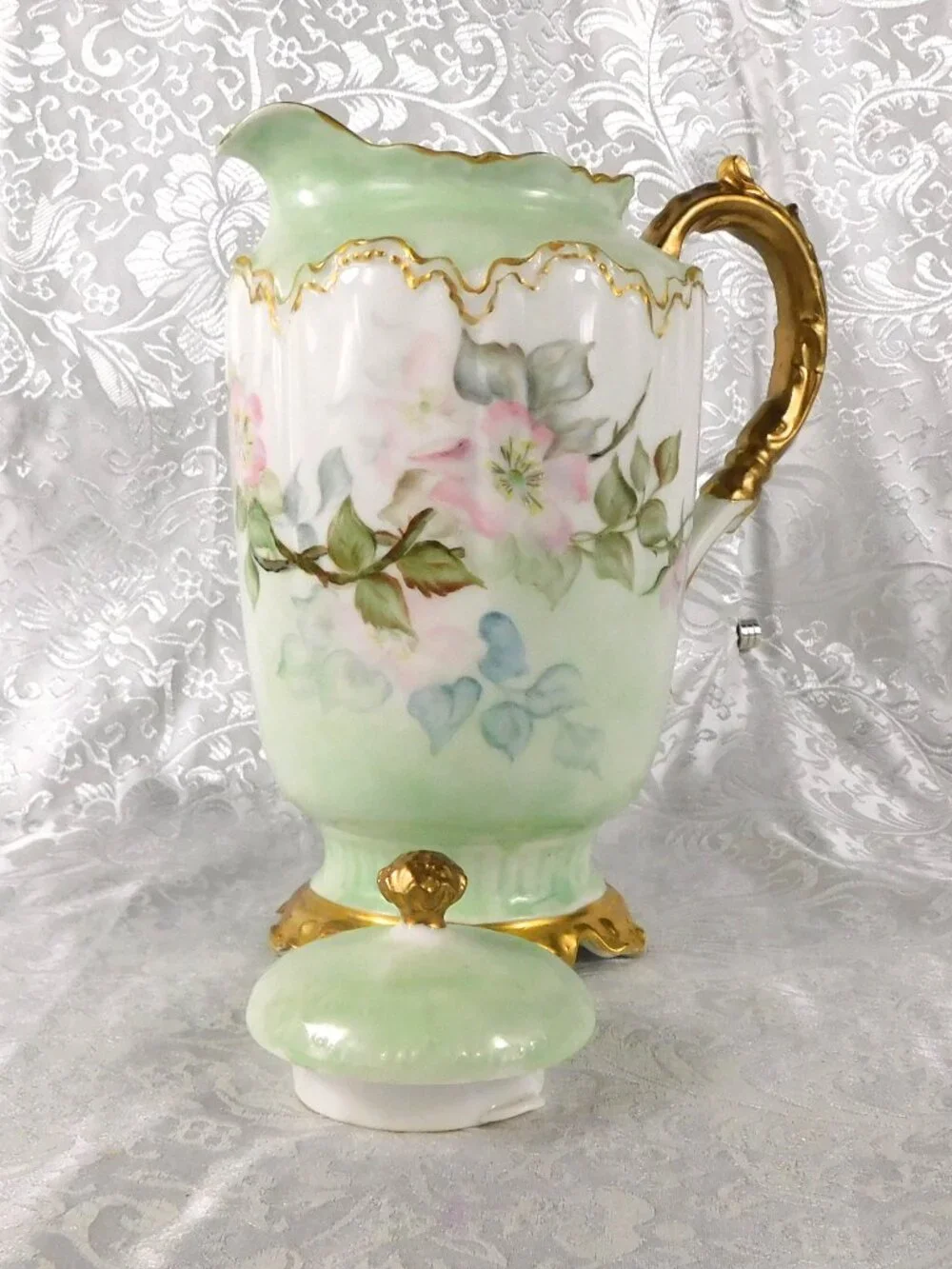 Mint Green Haviland Chocolate Pot # 27240